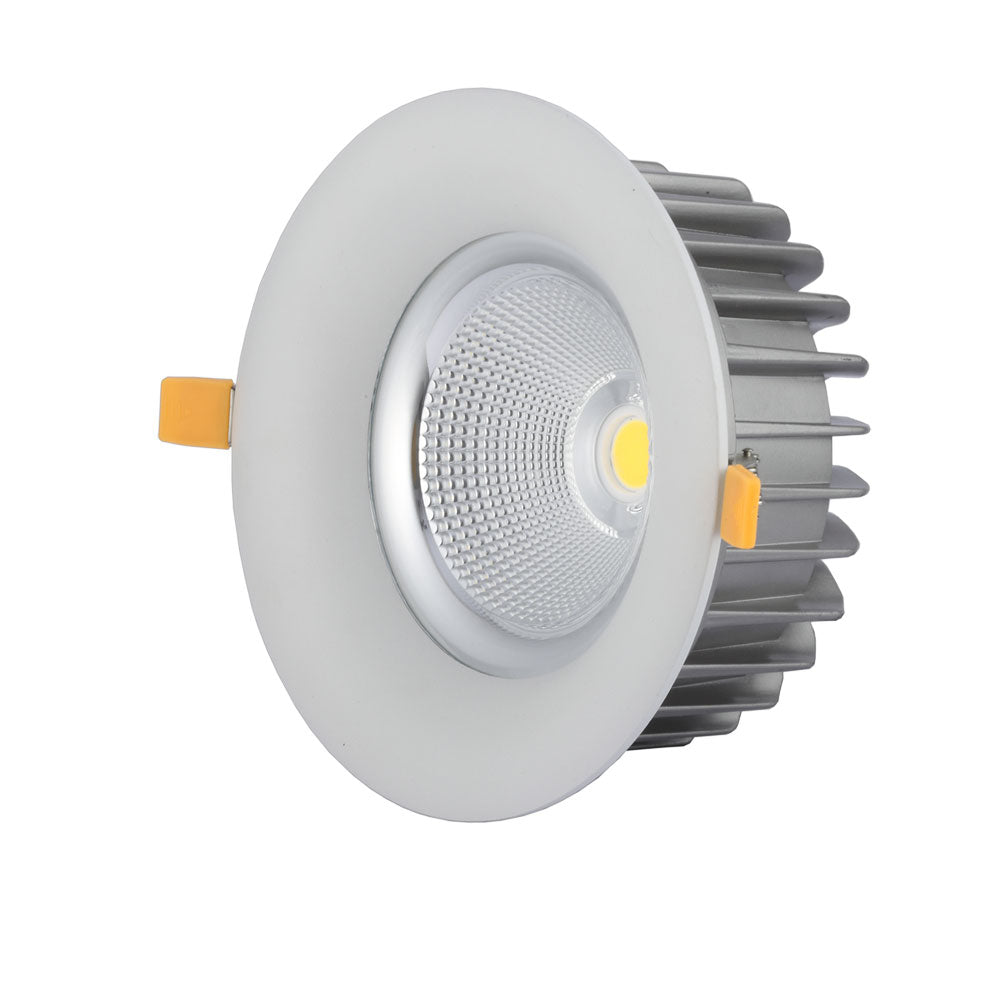 Downlight LED 60W COB encastrable 60° Ø230x128mm