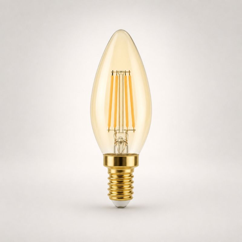 Ampoule à filament LED E14 dimmable 4W C37