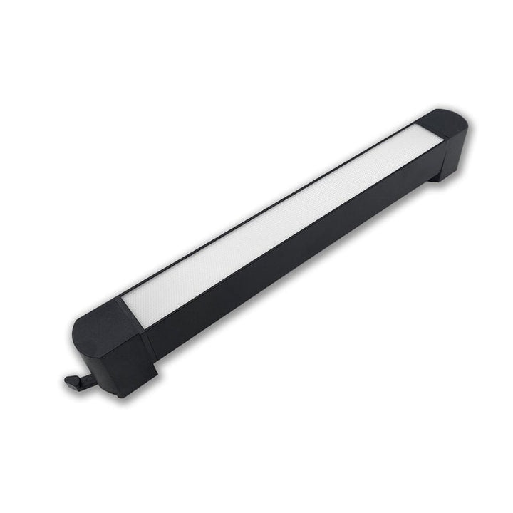 Éclairage sur Rail Linéaire Opaque Monophasé 20W 35cm Noir