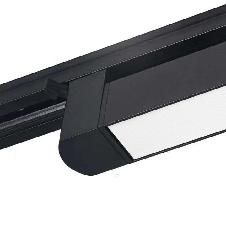 Éclairage sur Rail Linéaire Opaque Monophasé 20W 35cm Noir
