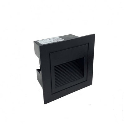 Encastré Mural LED 3W IP44 Noir