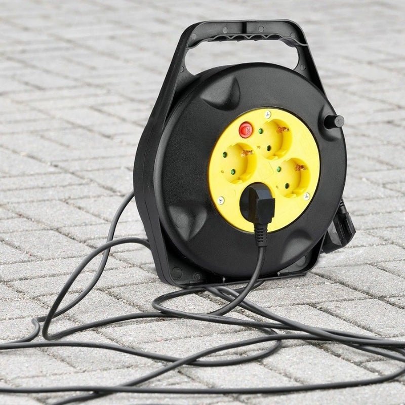 Rallonge électrique 15m, extentions d'alimentation, enrouleurs de câbles électri Rallonge électrique 15m, extentions d'alimentation, enrouleurs de câbles électri