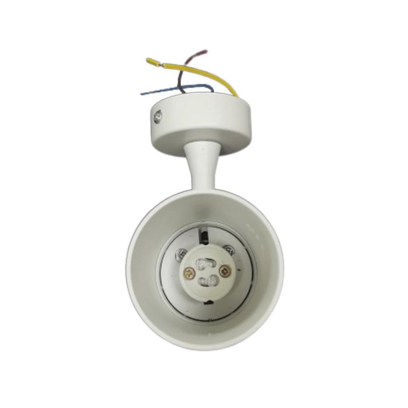 Spot LED en saillie 80° Blanc pour ampoule GU10