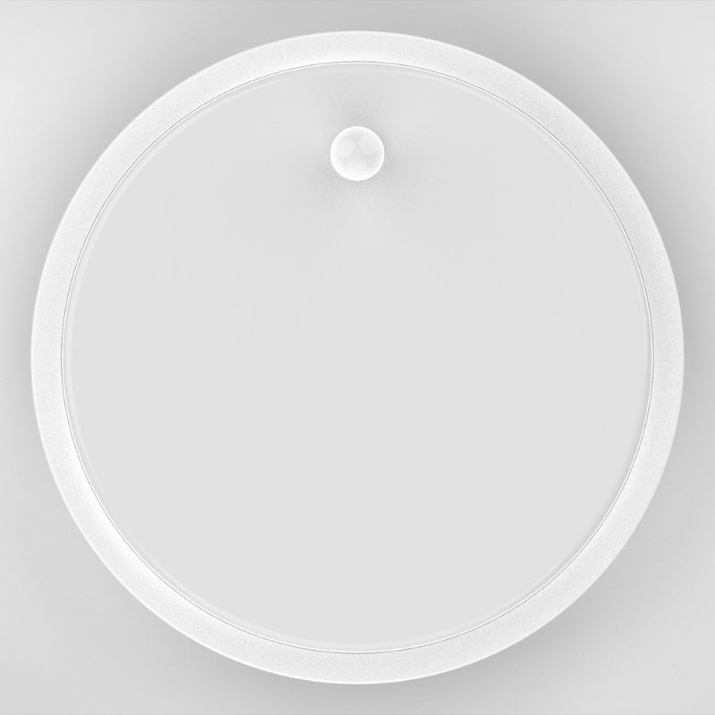 Hublot LED Extérieur Rond 10W IP54 Blanc avec Détecteur de Mouvement