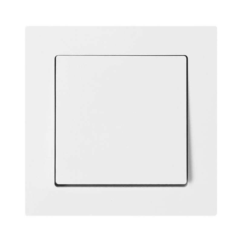 Interrupteur Va-et-Vient Simple Encastré 10A 250V - Blanc