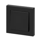 Single Flush-Mounted Two-Way Switch 10A 250V - Black