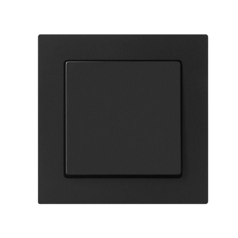 Interrupteur Simple Encastré 10A 250V - Noir