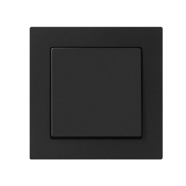 Interrupteur Simple Encastré 10A 250V - Noir