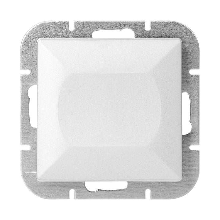 Interrupteur Mural Simple Encastré 10A - Blanc mat - Silumen