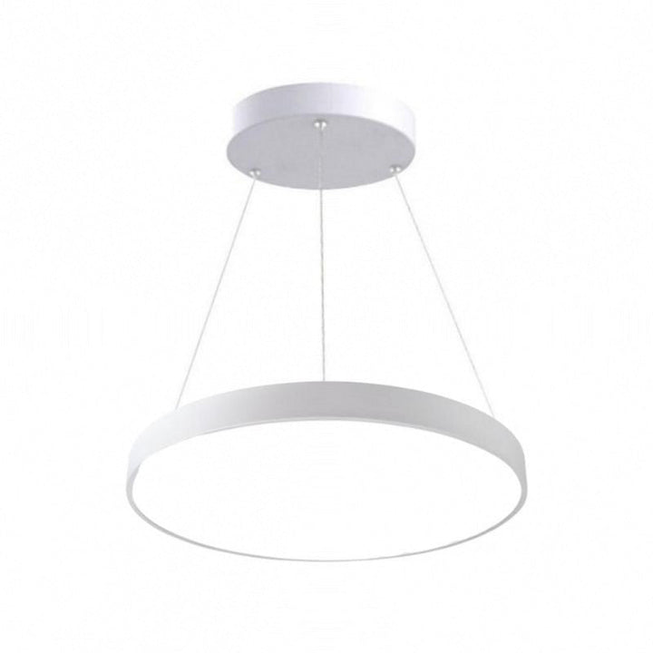 Kit Plafonnier LED 54W 60cm Blanc avec Kit de Suspension