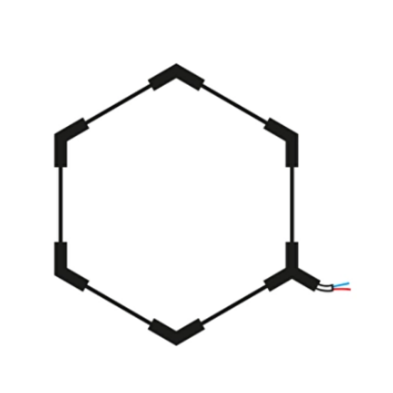 Kit 1 éclairage LED Hexagonal 42W - 120lm/W