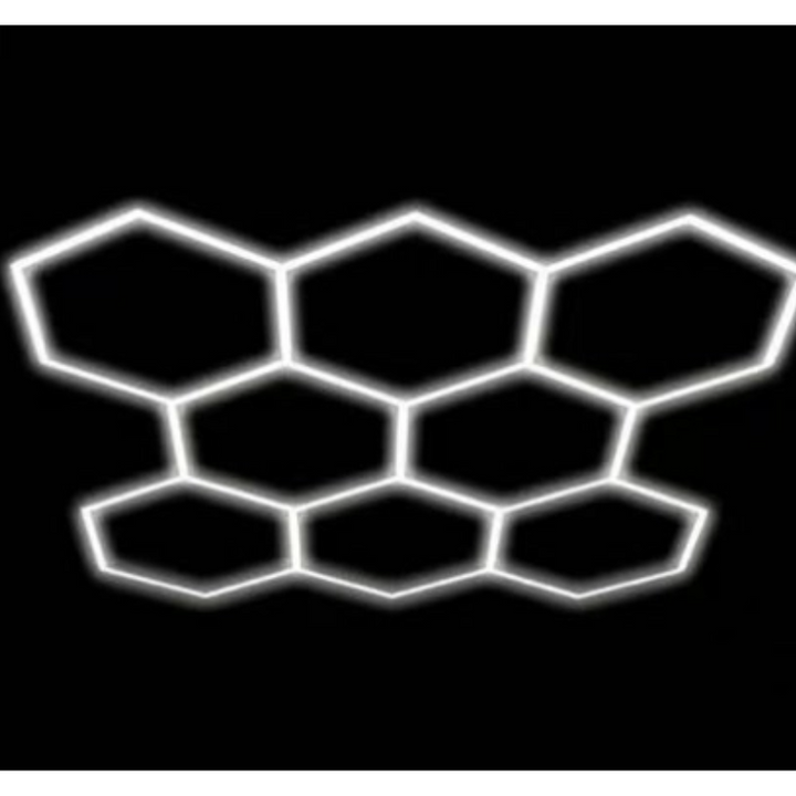Kit 8 éclairages LED Hexagonal 280W - 120lm/W