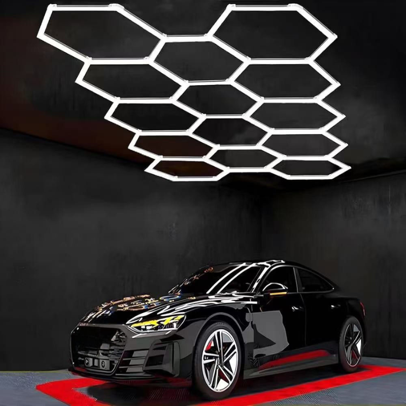 Kit 14 éclairages LED Hexagonal 456W - 120lm/W