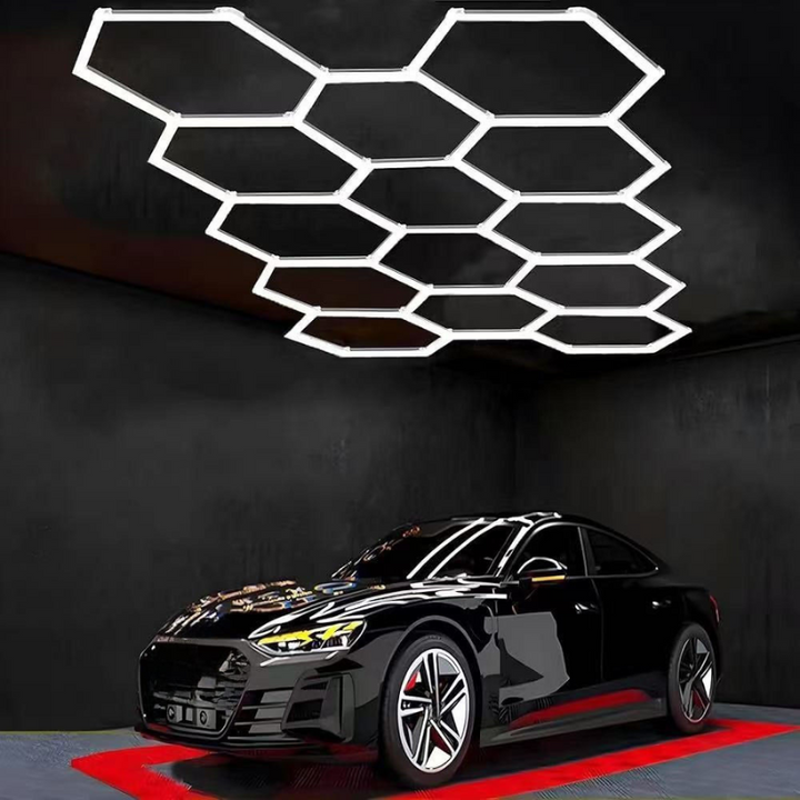 Kit 14 éclairages LED Hexagonal 456W - 120lm/W