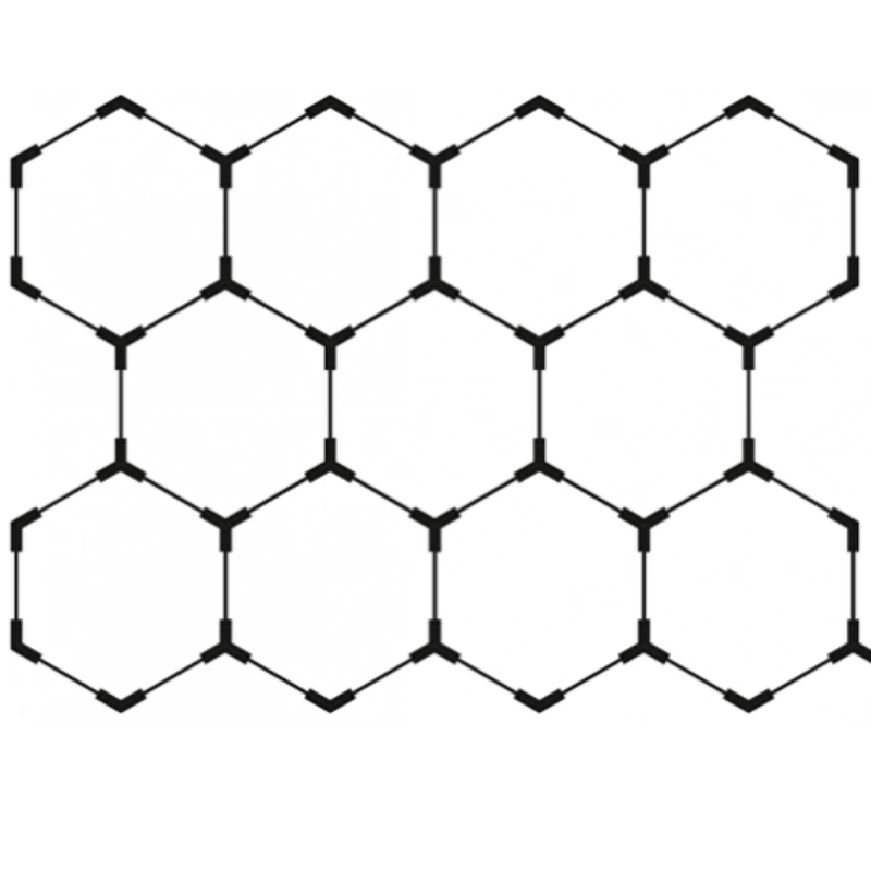 Kit 11 éclairages LED Hexagonal 385W - 120lm/W