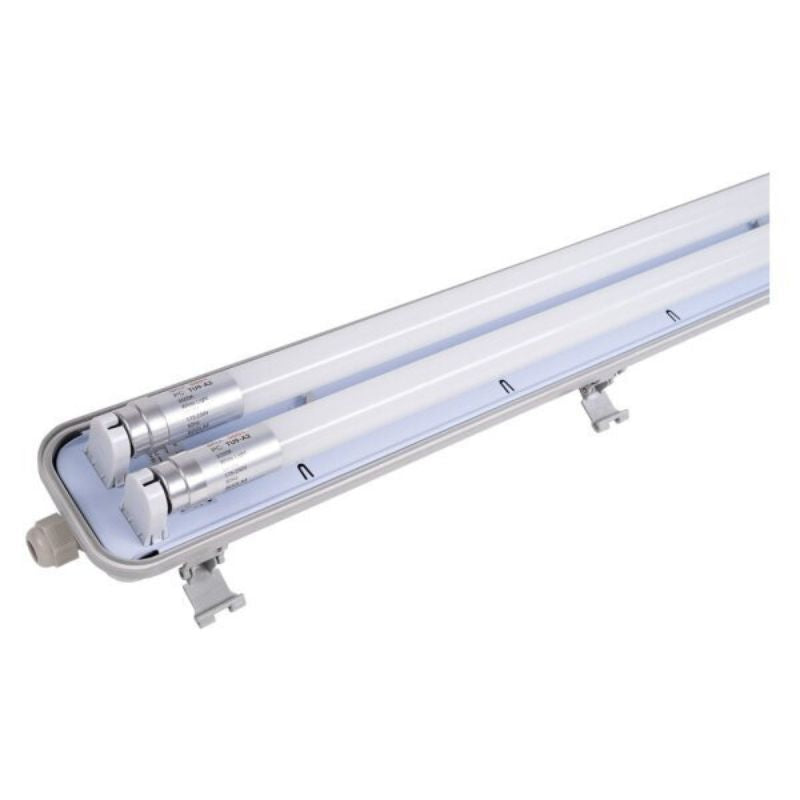 Wasserdichtes Doppel-LED-Streifen-Set + 2 LED-Neonröhren 60 cm T8 18 W