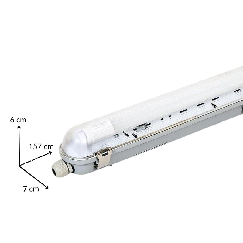 IP65 LED-stripset + LED-neonbuis 150cm T8 22W