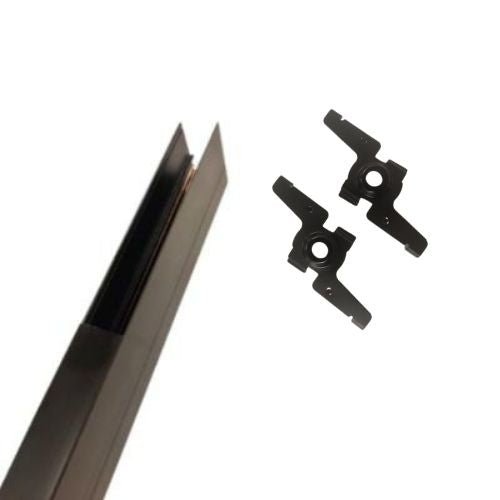Kit Rail Magnétique en Saillie + Fixations (1 m)