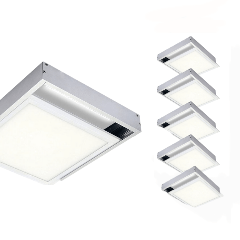 Kit en Saillie pour Dalle LED Slim 60x60 Alu - Pack de 6