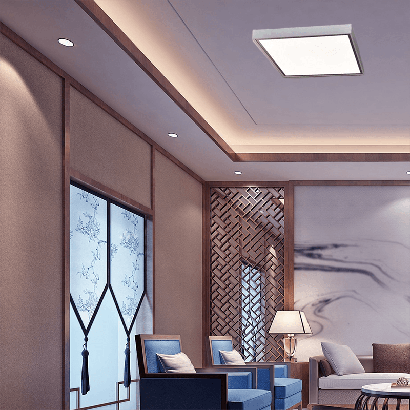 Kit en Saillie pour Dalle LED Slim 60x60 Blanc - Pack de 6