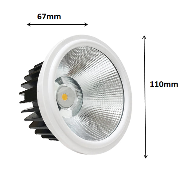 AR111 Built -in adjustable assistant with LED 20W bulb