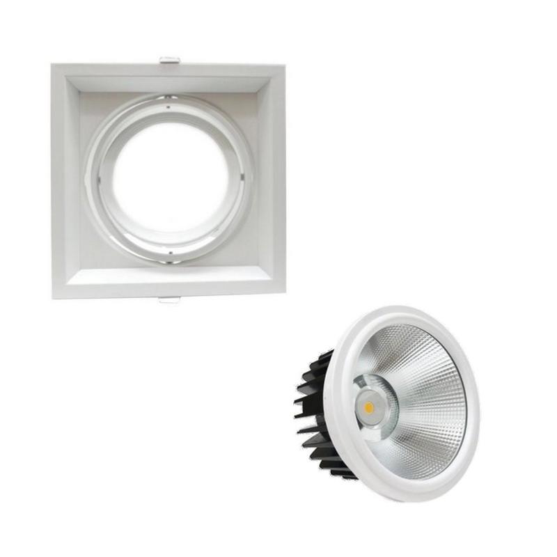 AR111 construido en asistente ajustable con bombilla LED 20W