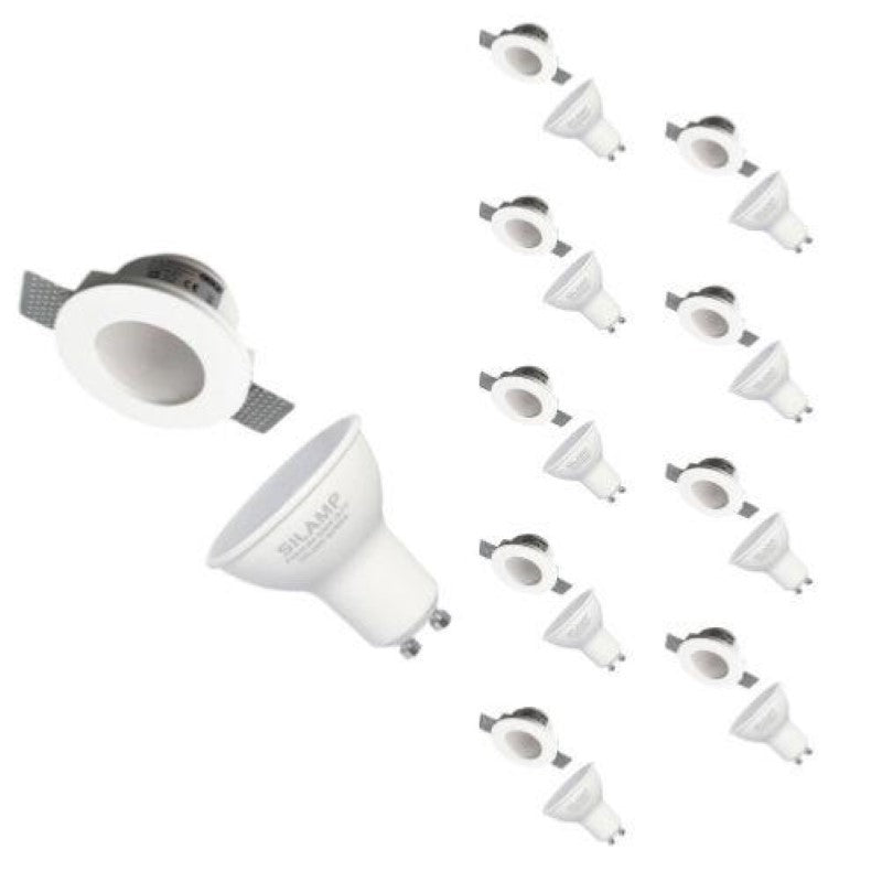 Ampoule LED GU10 9.5W - Blanc Neutre 4000K - 5500K - SILAMP