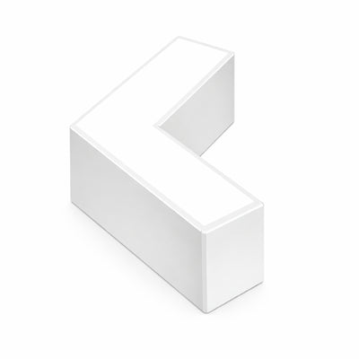 Connecteur L 120° 8W pour Suspension Linéaire Interconnectable BLANC