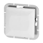 Interrupteur Mural Va-et-Vient Simple Encastré 10A 250V - Blanc Mat