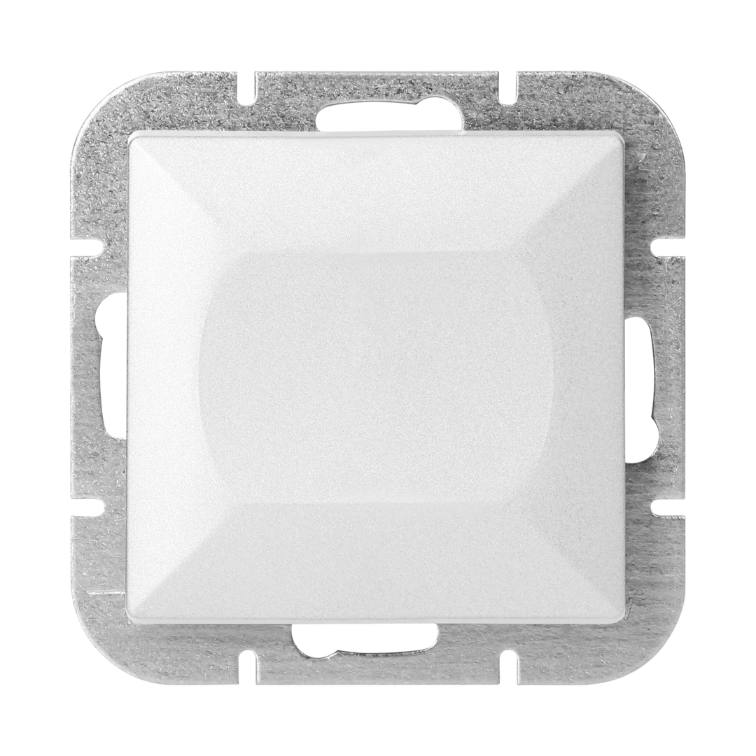 Interrupteur Mural Va-et-Vient Simple Encastré 10A 250V - Blanc Mat - Silumen