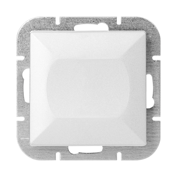 Interrupteur Mural Va-et-Vient Simple Encastré 10A 250V - Blanc Mat - Silumen