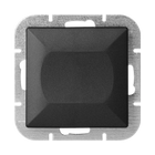 Interrupteur Mural Va-et-Vient Simple Encastré 10A 250V - Noir Mat