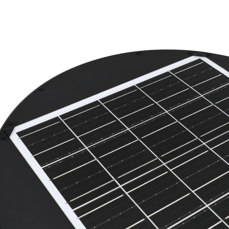 Lampadaire Public Solaire 20W IP65 CCT Noir - 3000K/4000K