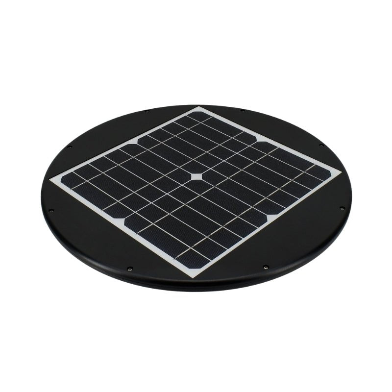 Lampadaire Public Solaire 20W IP65 CCT Noir - 3000K/4000K