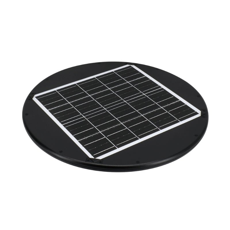 Lampadaire Public Solaire 20W IP65 CCT Noir - 3000K/4000K