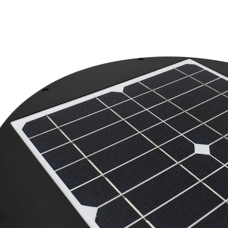 Lampadaire Public Solaire 20W IP65 CCT Noir - 3000K/4000K