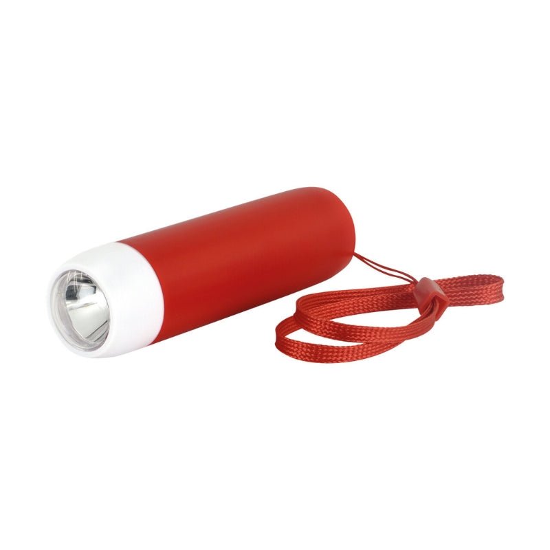 Lampe Torche Porte-clé Rechargeable Rouge 1W 6h Autonomie