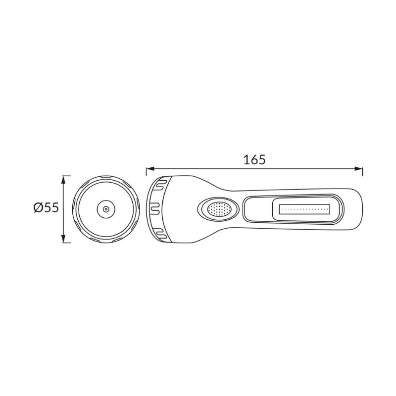 Lampe Torche Rechargeable 1W 6h Autonomie