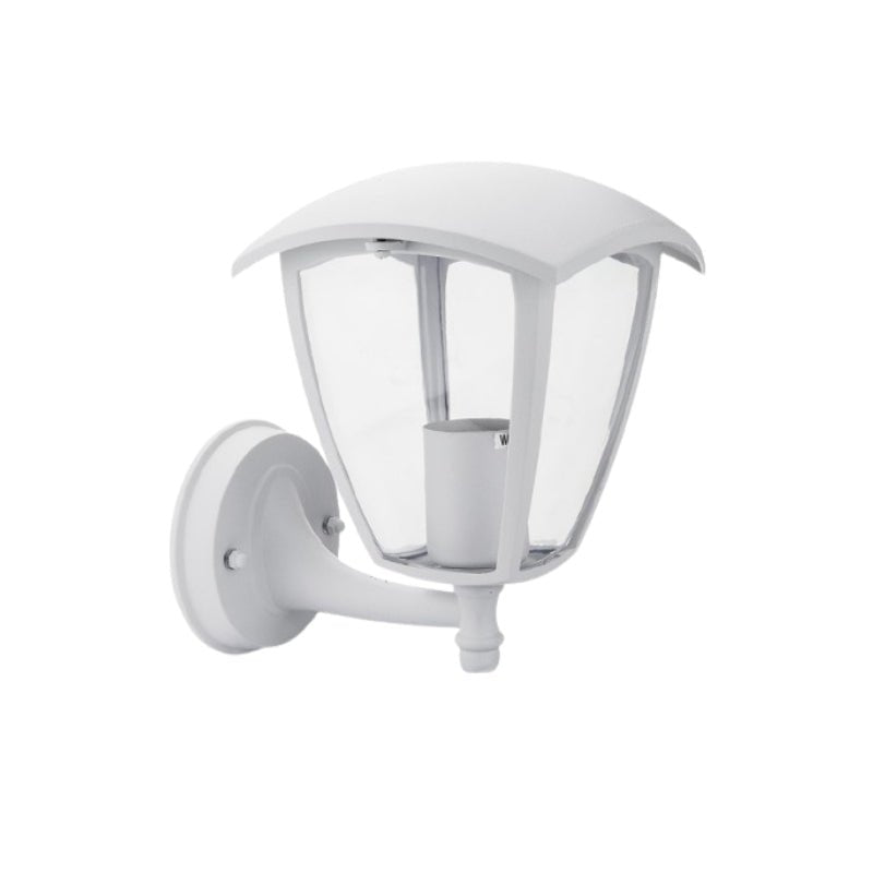 Lanterne Murale Extérieure Blanche pour Ampoule E27