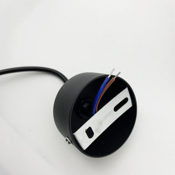 Luminaire Suspendu GU10 IP20 30cm Noir