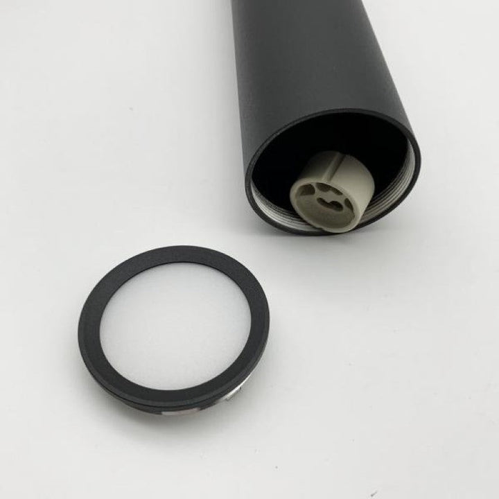 Luminaire Suspendu GU10 IP20 30cm Noir