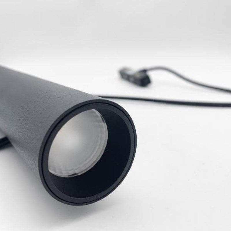 Luminaire Suspendu pour Rail Magnétique 48V 12W 30cm Noir