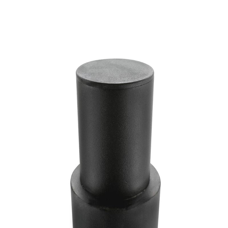 Mât d’Éclairage Public Droit 3m Ø60mm Noir