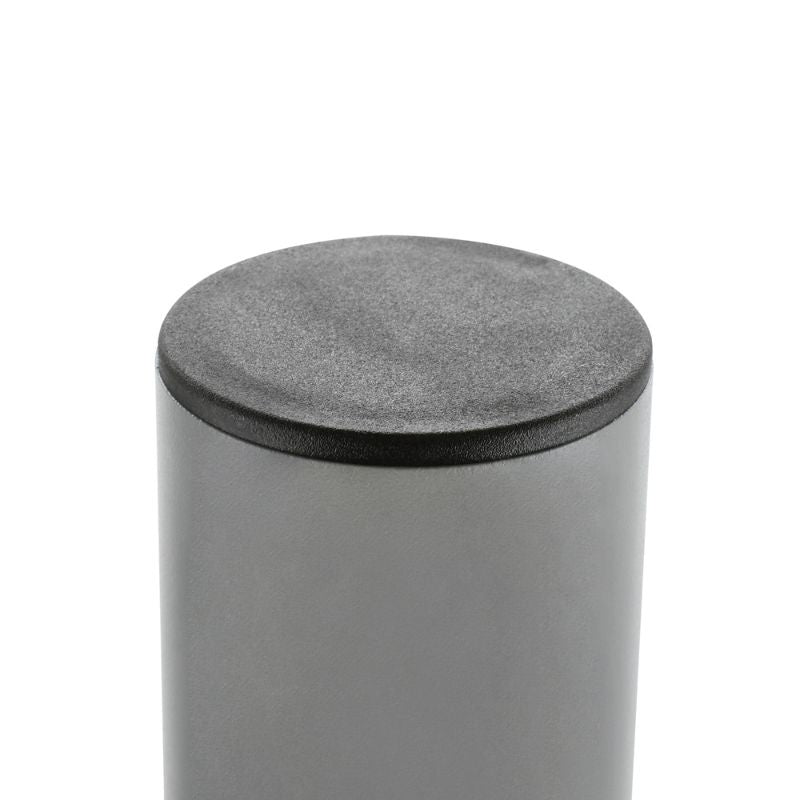 Mât d’Éclairage Public Droit 3m Ø60mm Gris