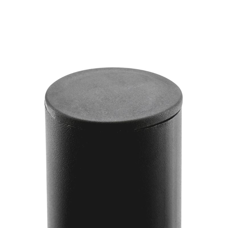 Mât d’Éclairage Public Droit 3m Ø60mm Noir