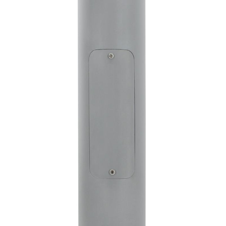 Mât d’Éclairage Public Droit 3m Ø60mm Gris