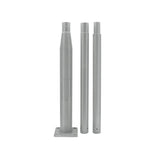 Mât d’Éclairage Public Droit 3m Ø60mm Gris