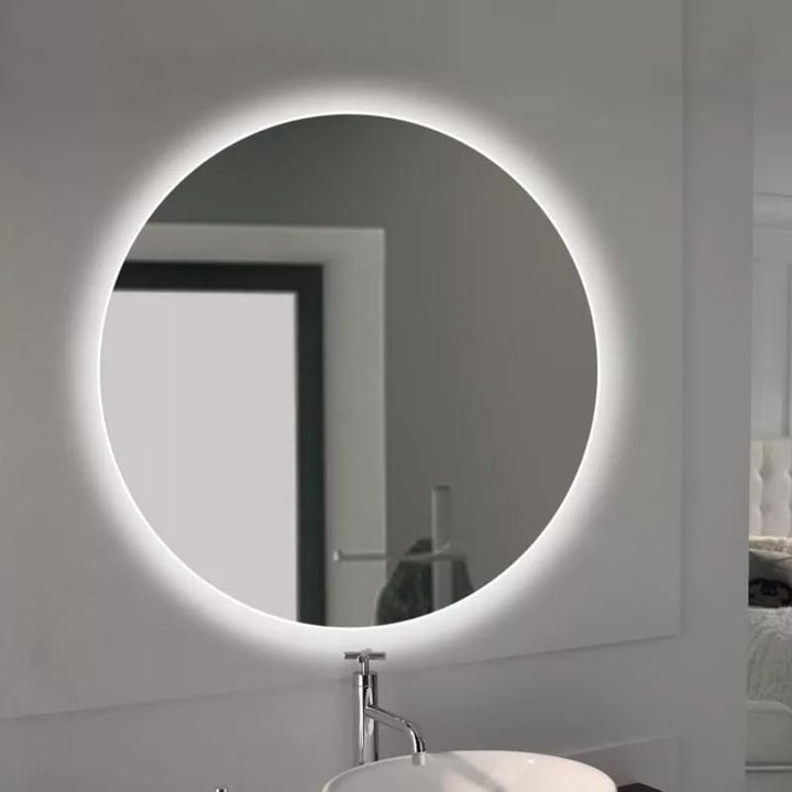 Espelho de banheiro de Cassiopeia com iluminação LED decorativa Ø60cm