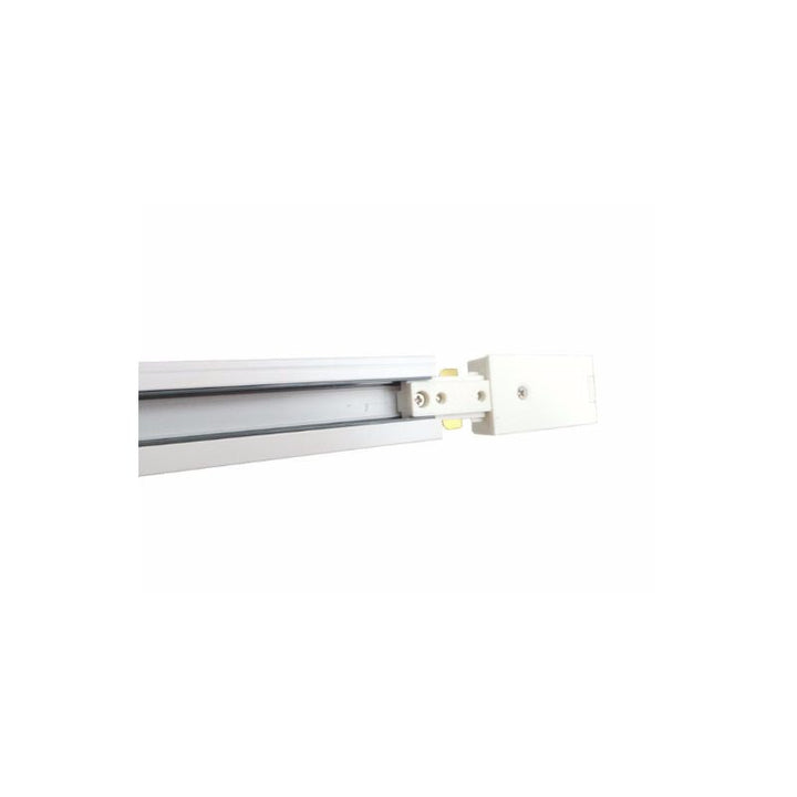 Rail Monophasé pour Spot LED 1m Blanc
