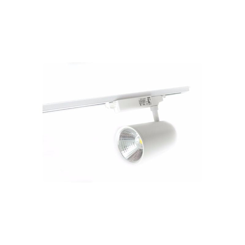 Rail Monophasé pour Spot LED 1m Blanc